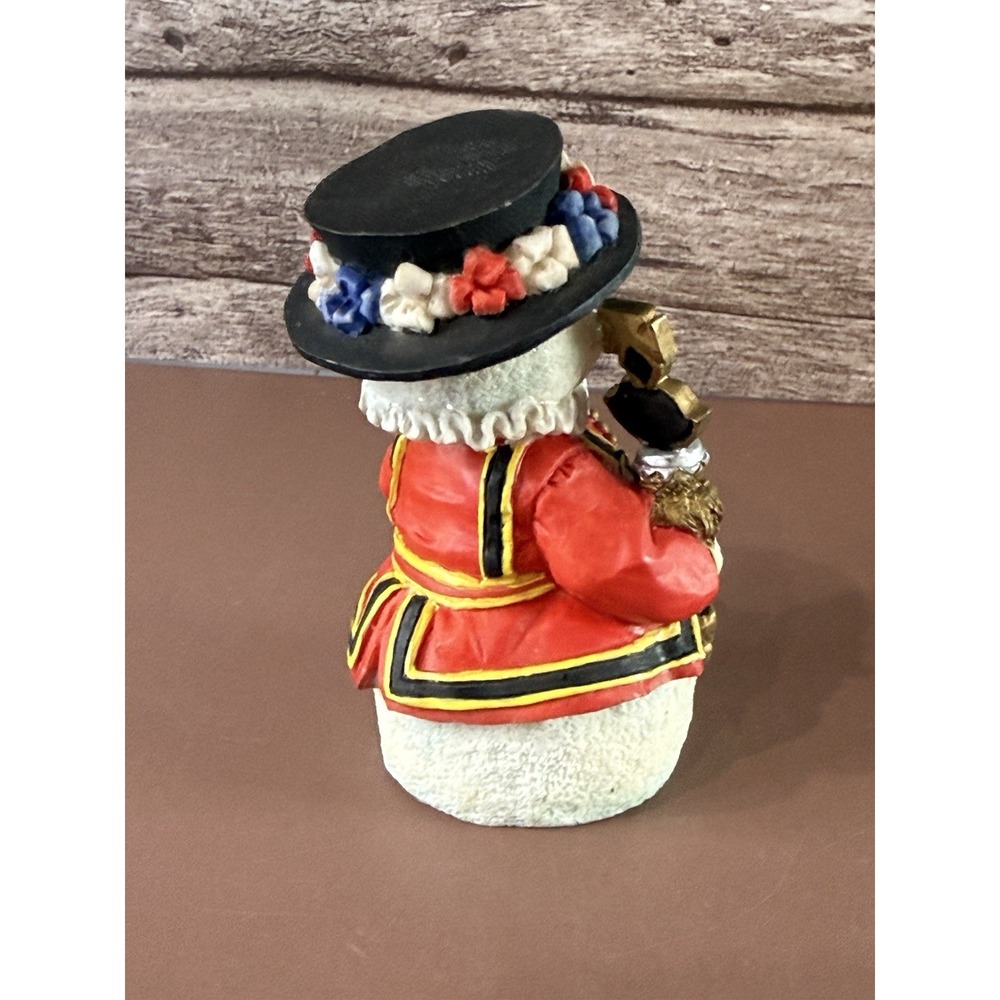 Vintage Roman Inc Snowman BRITISH Figurine 1998 Galleria Lucchese 71265 - Picture 5 of 8